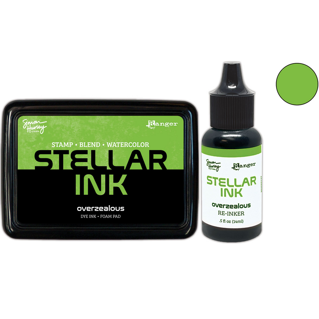 Ranger Simon Hurley Overzealous Stellar Ink Pad And Reinker Bundle