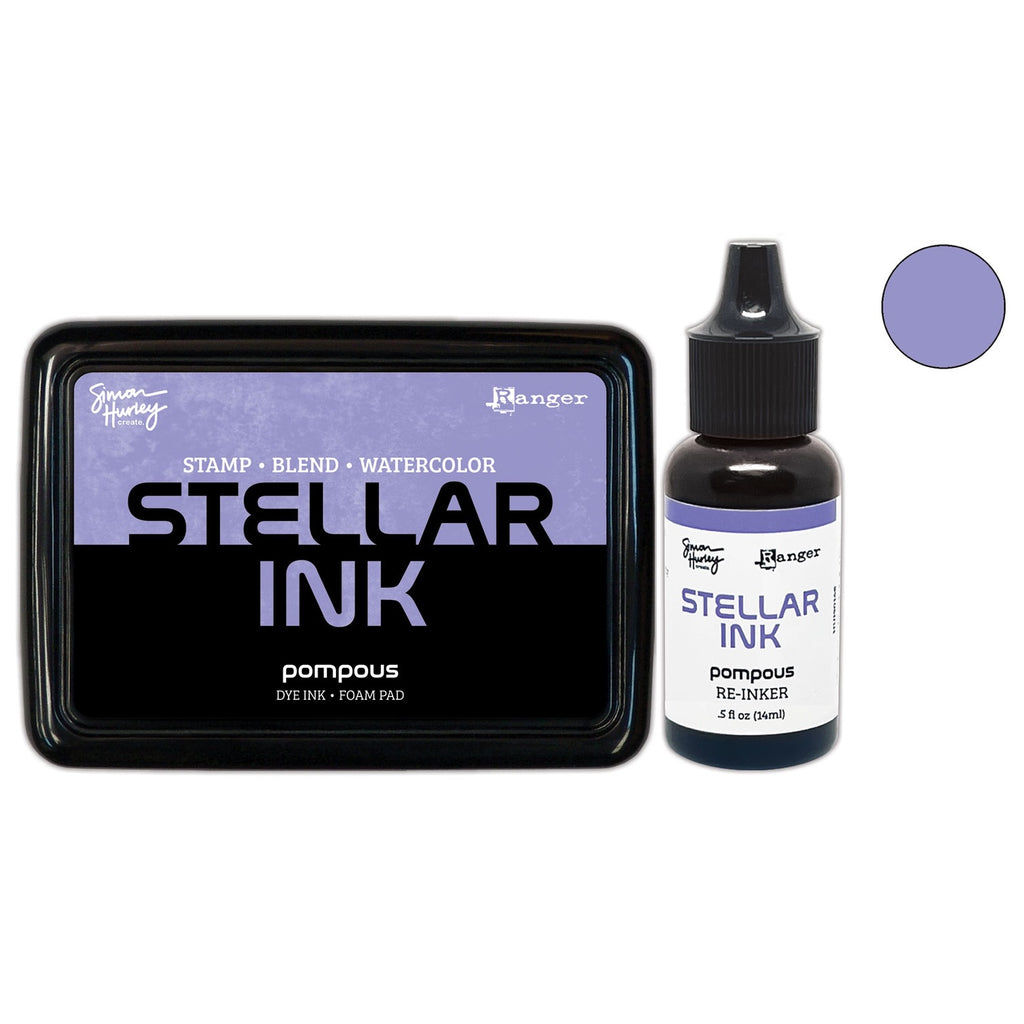 Ranger Simon Hurley Pompous Stellar Ink Pad And Reinker Bundle