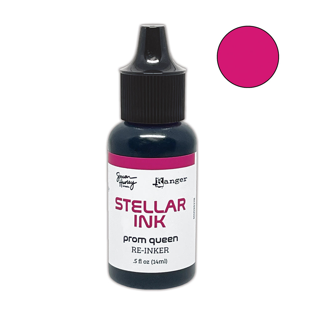 Ranger Simon Hurley Prom Queen Stellar Ink Pad And Reinker Bundle HUI90175