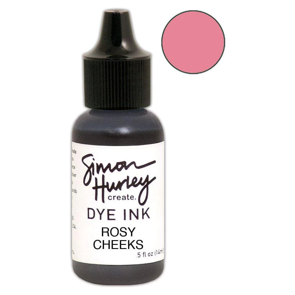 Ranger Simon Hurley Rosy Cheeks Dye Ink Pad And Reinker Bundle HUI67405