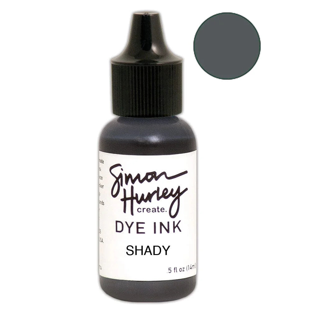 Ranger Simon Hurley Shady Dye Ink Pad And Reinker Bundle HUI82279