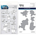 Ranger Simon Hurley Skating By Clear Stamps And Dies Bundle