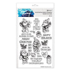 Ranger Simon Hurley Sketched Santas Clear Stamps hur86697