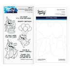Ranger Simon Hurley Snappy Birthday Clear Stamps And Dies Bundle