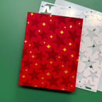 Ranger Simon Hurley Sparkling Stars 6 x 6 Stencils hus92001 Holiday Background