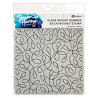 Ranger Simon Hurley Tangled Lights Cling Stamp hur93916