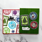 Ranger Simon Hurley Tartan Plaid Cling Stamp hur92773 Santa Claus is Coming To Town Cards