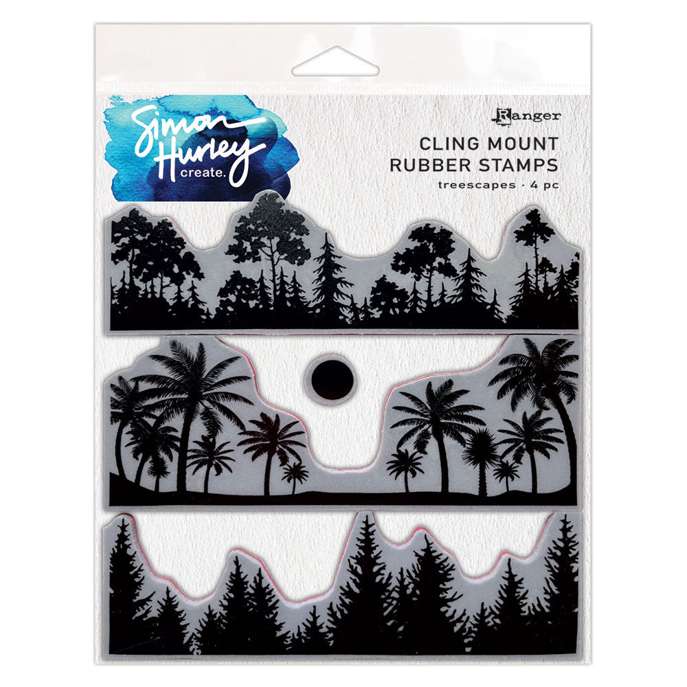 Ranger Simon Hurley Treescapes Cling Stamp hur82545