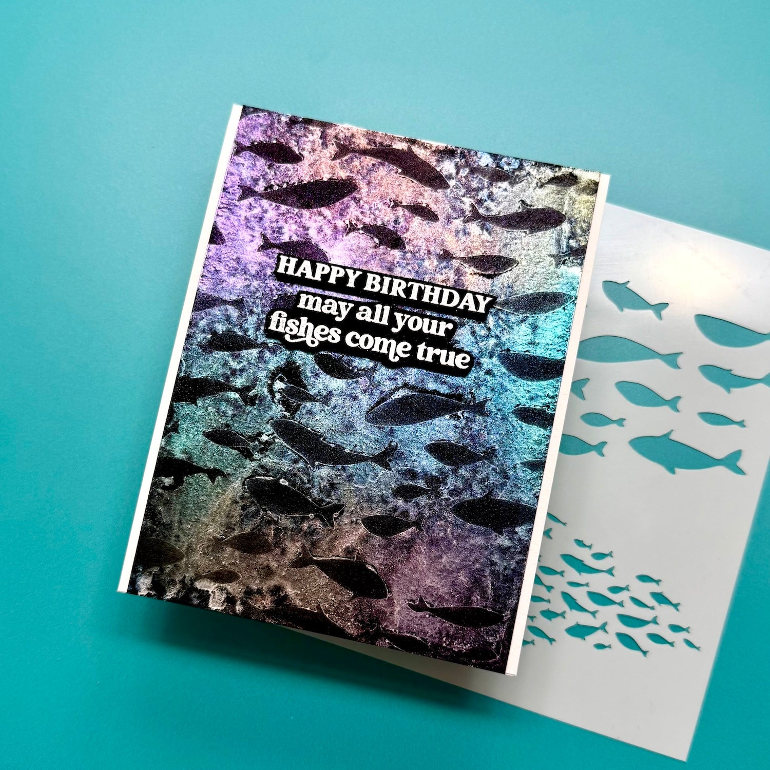 Ranger Simon Hurley Under The Sea Clear Stamps hur90649 birthday card