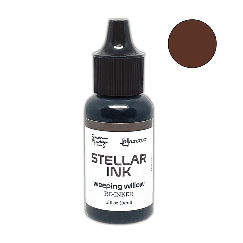 Ranger Simon Hurley Weeping Willow Stellar Ink Pad And Reinker Bundle HUI90311