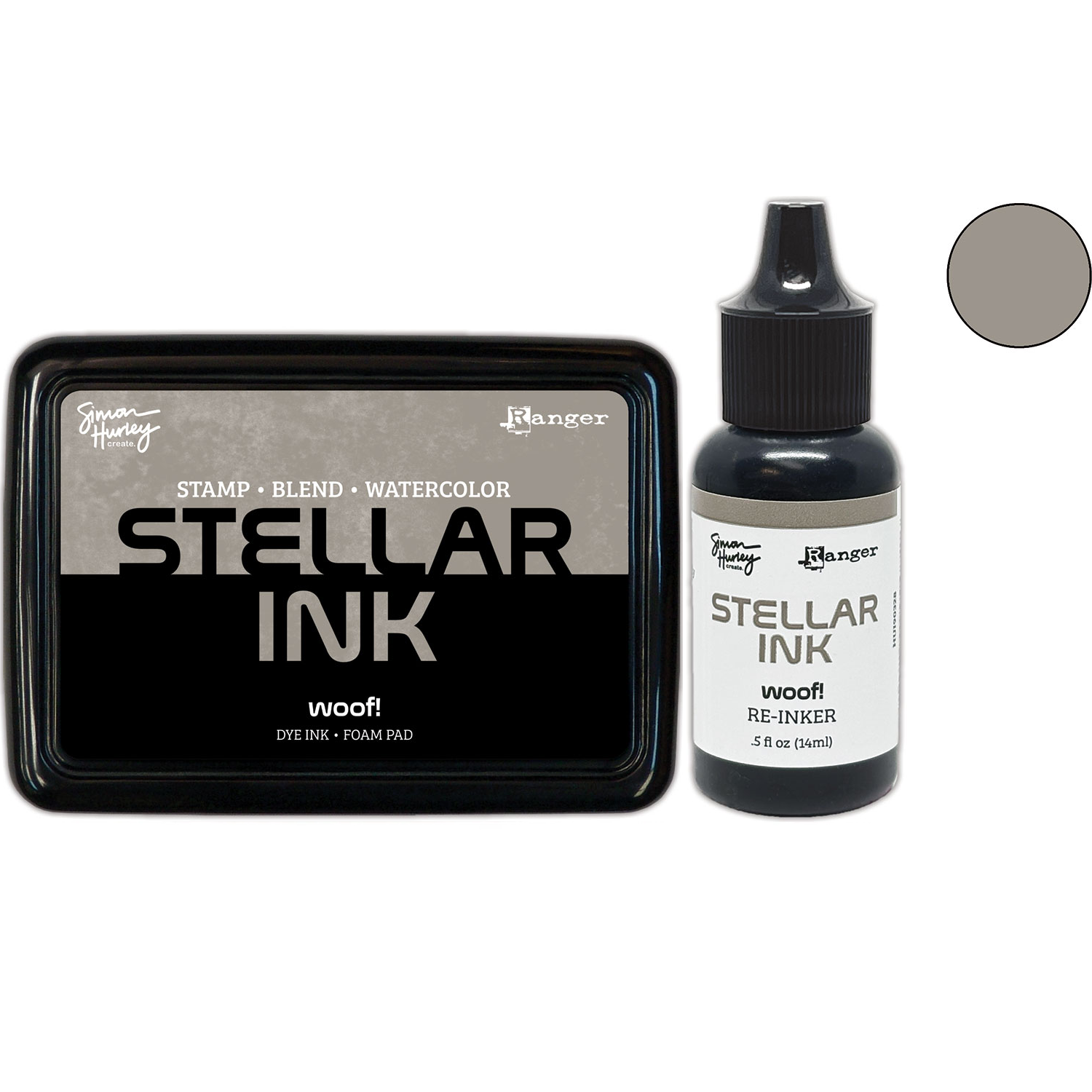 Ranger Simon Hurley Woof Stellar Ink Pad And Reinker Bundle