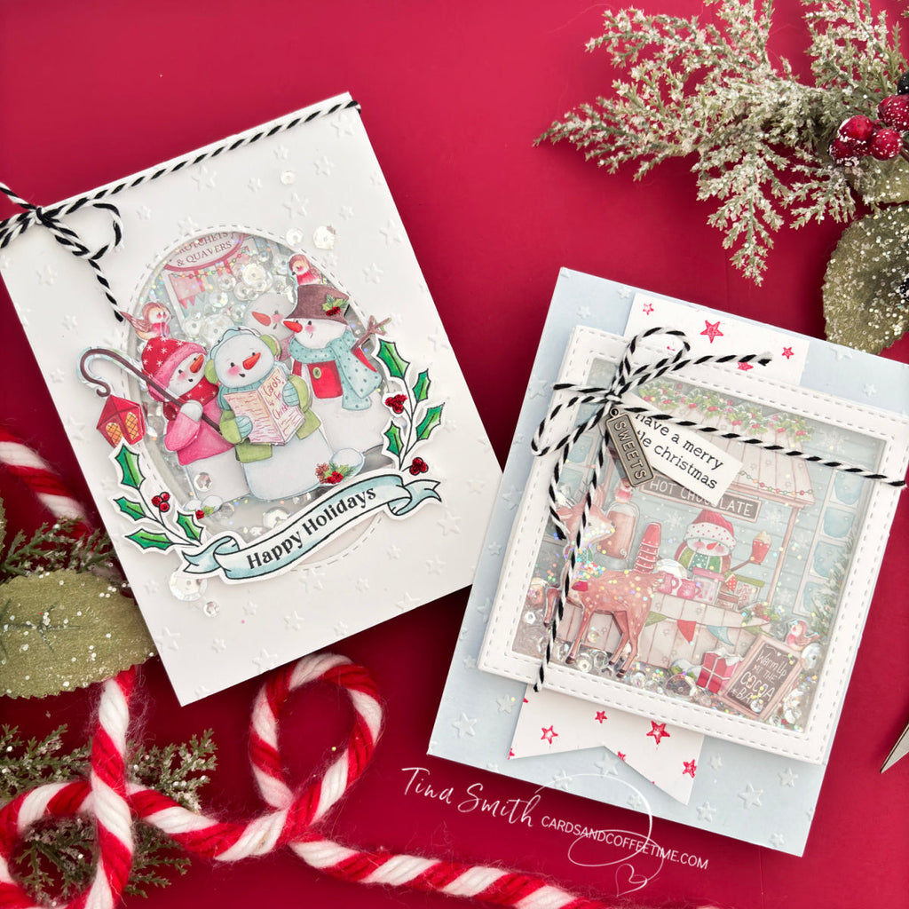 Ranger Stickles Christmas Red Glitter Glue SGG01898 Christmas Shaker Cards | color-code:ALT01
