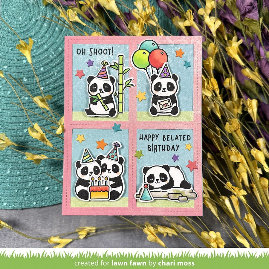 Ranger Stickles Unicorn Glitter Glue sgg65746 Panda Birthday Card | color-code:ALT06