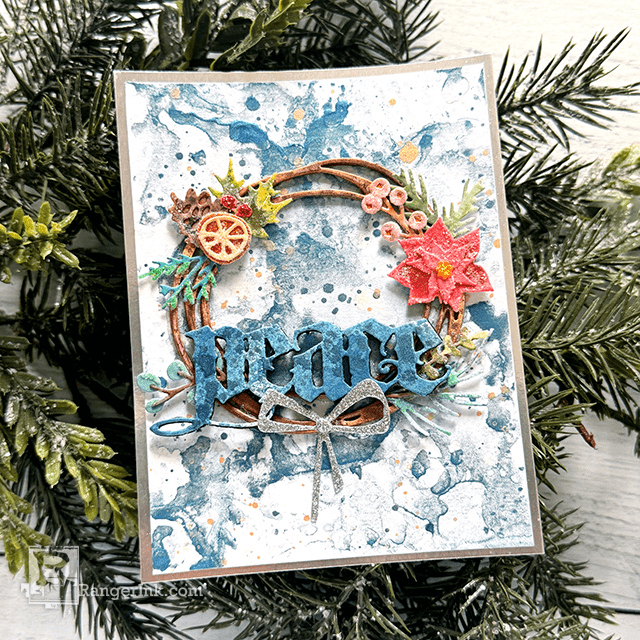 Ranger Stickles Yellow Glitter Glue SGG01942 Holiday Spritz Card | color-code:ALT01