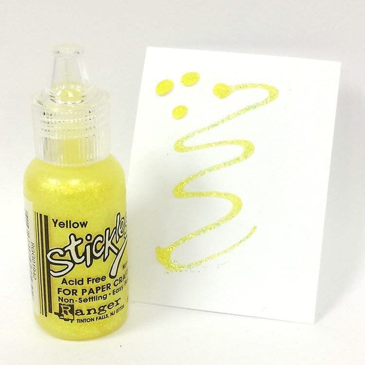 Ranger Stickles Yellow Glitter Glue SGG01942 with Swatch