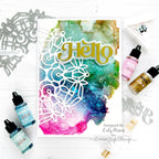 Tim Holtz Alcohol Ink Summer 2024 Set Of 10 Ranger Bundle Vivid Hello Card | color-code:ALT05