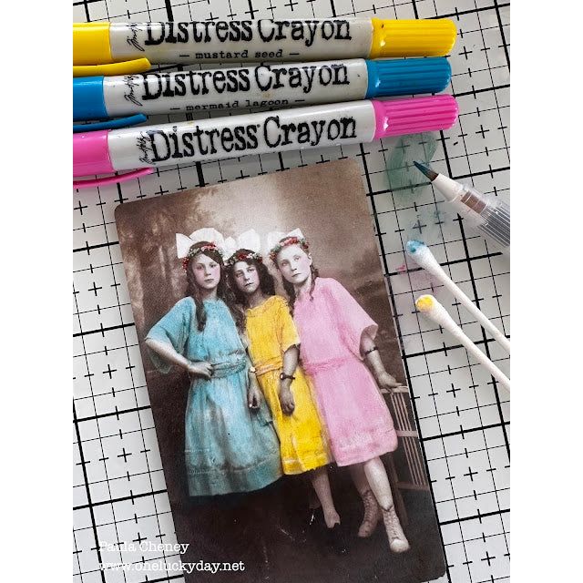 Ranger Tim Holtz Distress Crayon Kitsch Flamingo tdb77206 Ten Ways to Use | color-code:ALT02