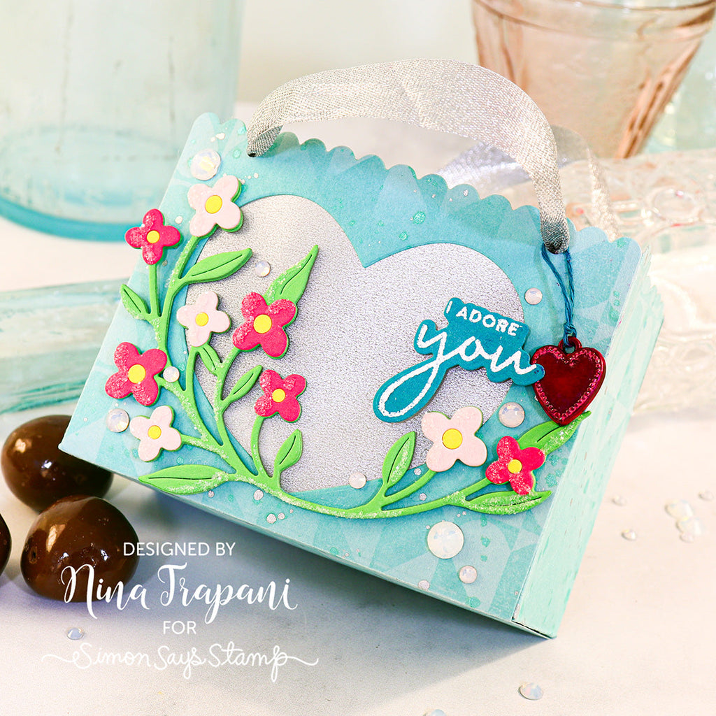 Ranger Tim Holtz Distress Crayon Kitsch Flamingo tdb77206 Treat Bag Project | color-code:ALT01