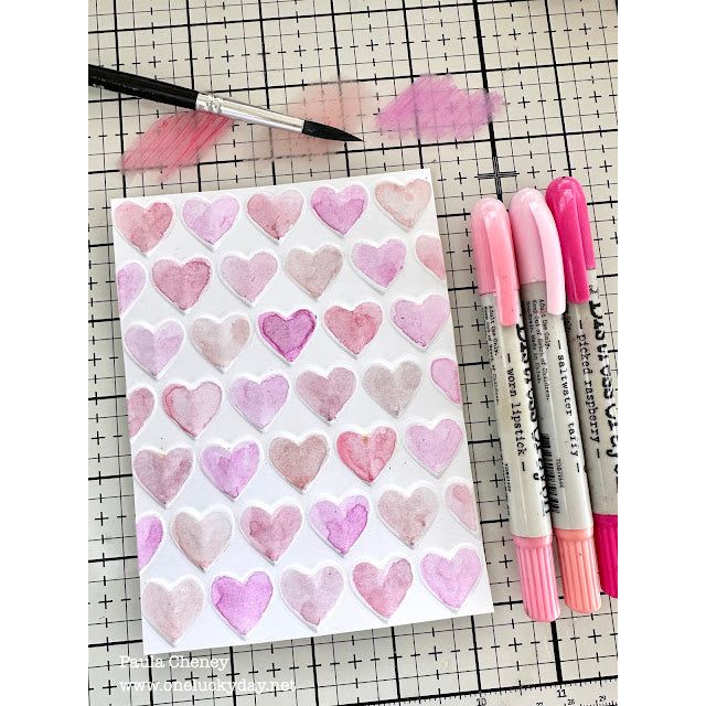 Ranger Tim Holtz Distress Crayon Picked Raspberry TDB48749 Ten Ways to Use | color-code:ALT02