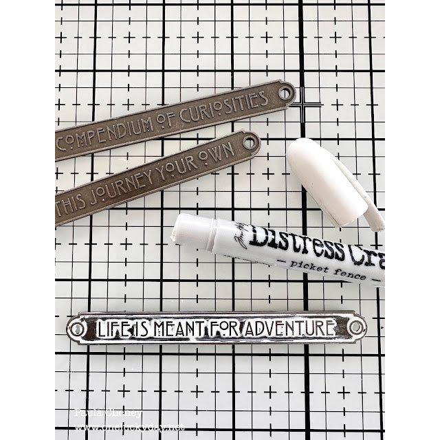 Ranger Tim Holtz Distress Crayon Picket Fence TDB49692 Ten Ways to Use | color-code:ALT05