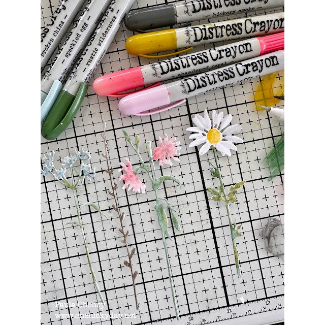 Ranger Tim Holtz Distress Crayon Rustic Wilderness tdb76421 Ten Ways to Use | color-code:ALT03