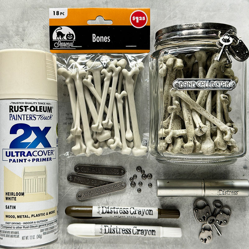 Ranger Tim Holtz Distress Crayon Walnut Stain TDB49654 Halloween Bones | color-code:ALT04