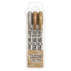 Ranger Tim Holtz Distress Crayons Metallics Set TDBK58700