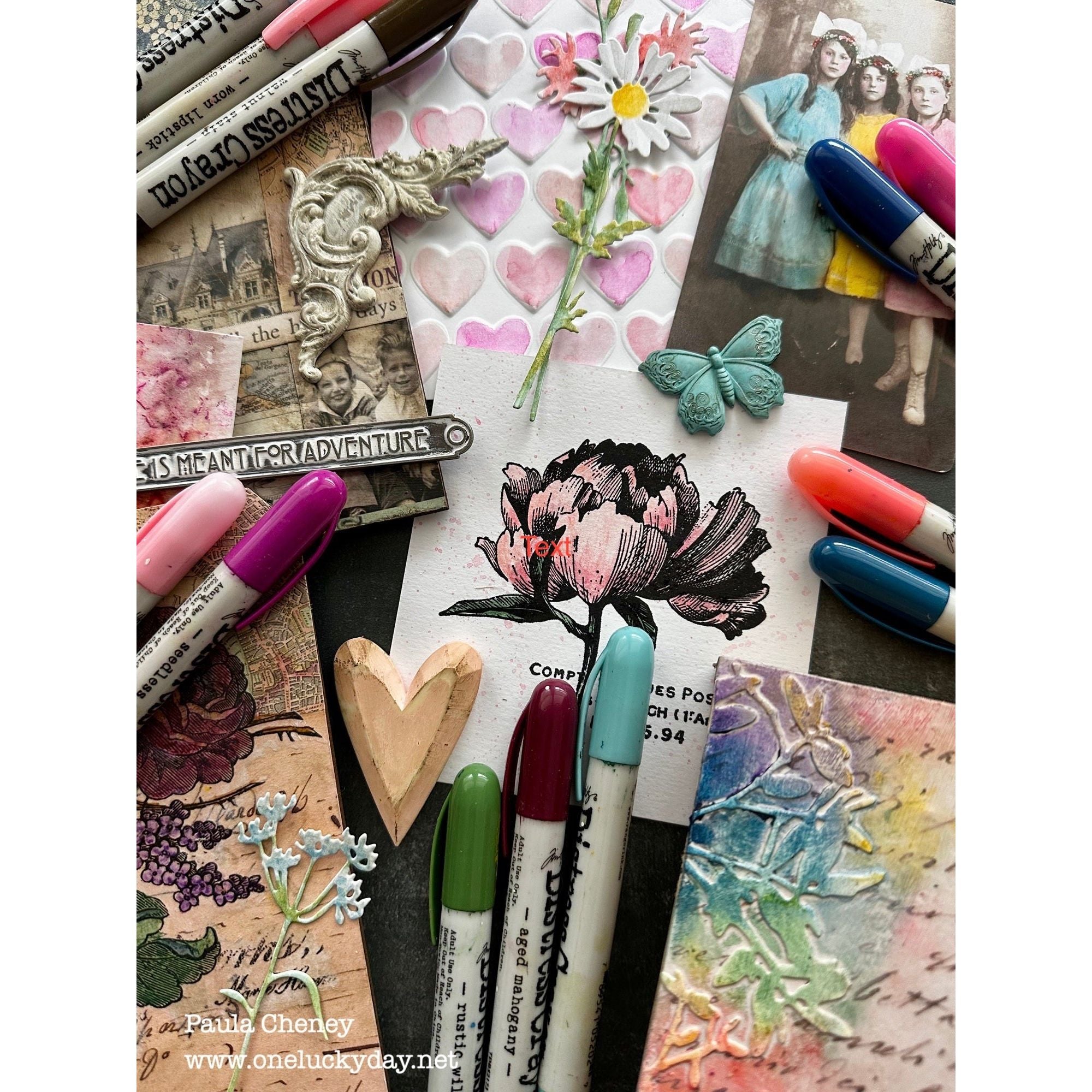 Ranger Tim Holtz Distress Crayons Set 2 TDBK47919 Ten Ways to Use | color-code:ALT01