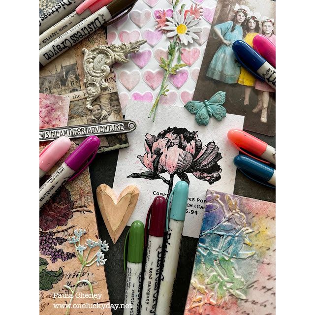 Ranger Tim Holtz Distress Crayons Set 4 TDBK51749 Ten Ways To Use | color-code:ALT01