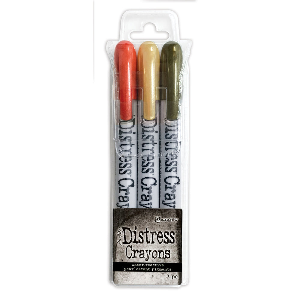 Ranger Tim Holtz Distress Halloween Pearl Crayon Set 5 tshk84341