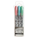 Ranger Tim Holtz Distress Holiday Pearl Crayon Set 6 tsck84396