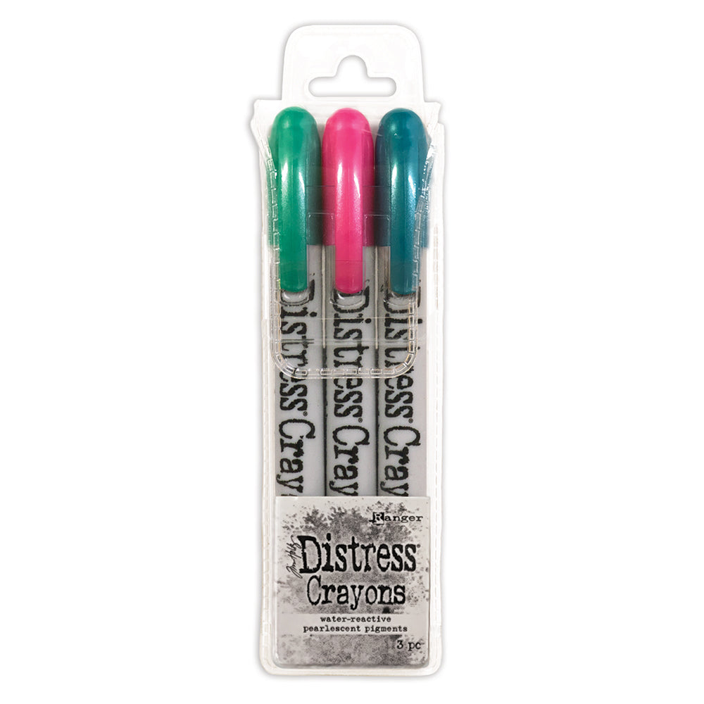 Ranger Tim Holtz Distress Pearl Mica Crayons Set 4 tsck81180