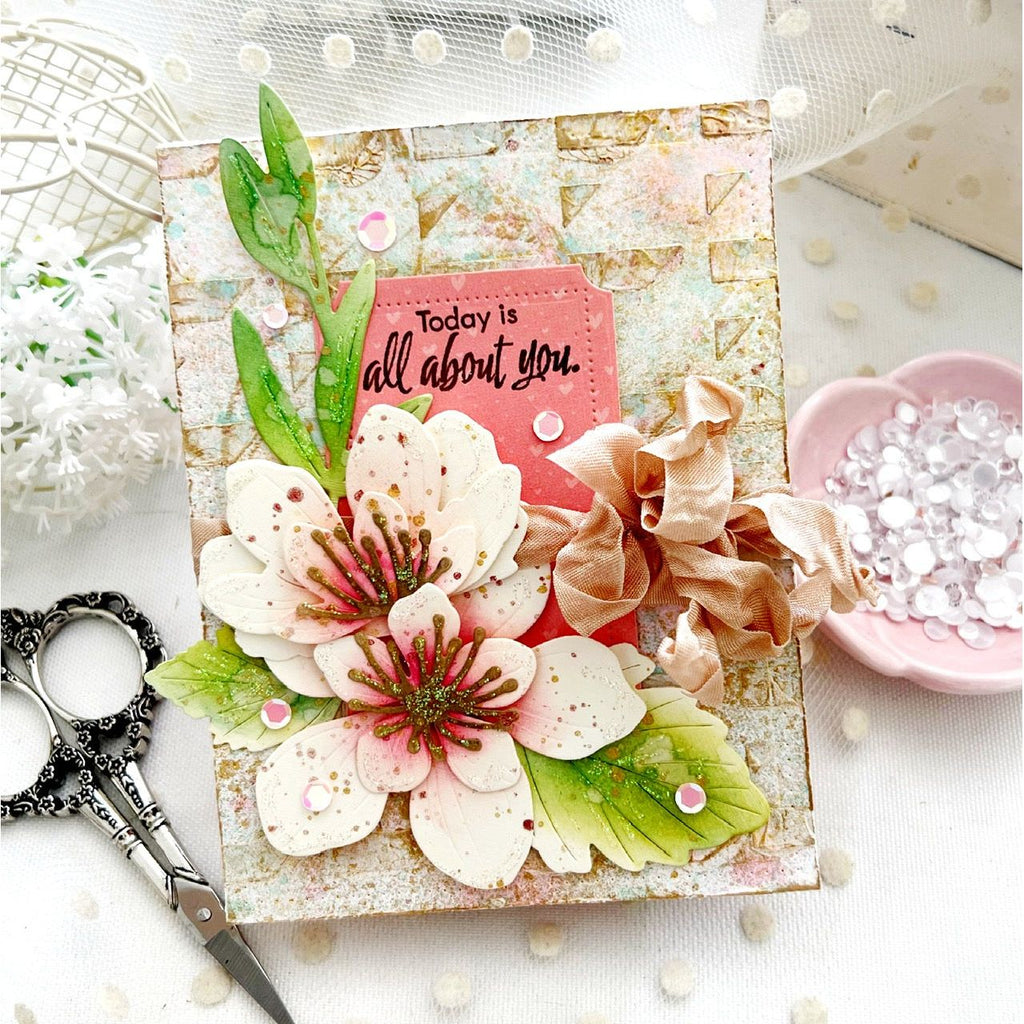 Simon Says Stamp Stencil Receding Squares 1083mt You Are My Favorite Birthday Card