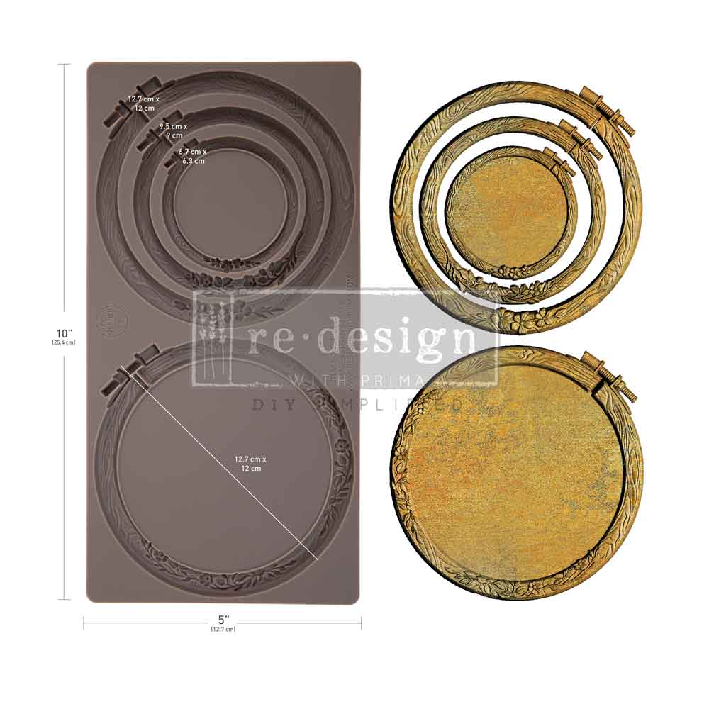Redesign With Prima Marketing Artisan's Frame Decor Mould 684624
