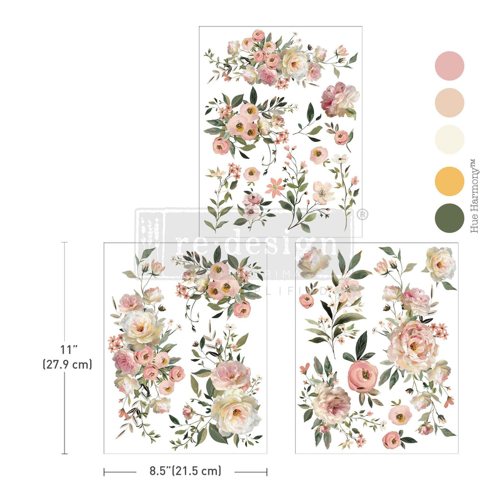 Redesign With Prima Marketing Blush Reverie Middy Transfers 682644