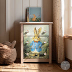 Redesign With Prima Marketing Bunny Hollow A3 Decoupage Fiber 682132 Children's Room Decor