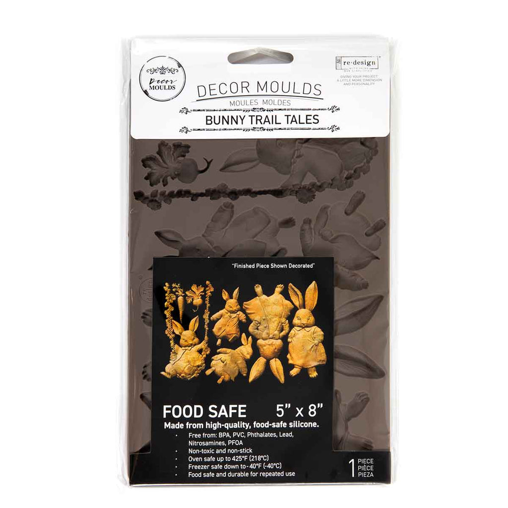 Redesign With Prima Marketing Bunny Trail Tales Decor Mould 681883 Packaging View