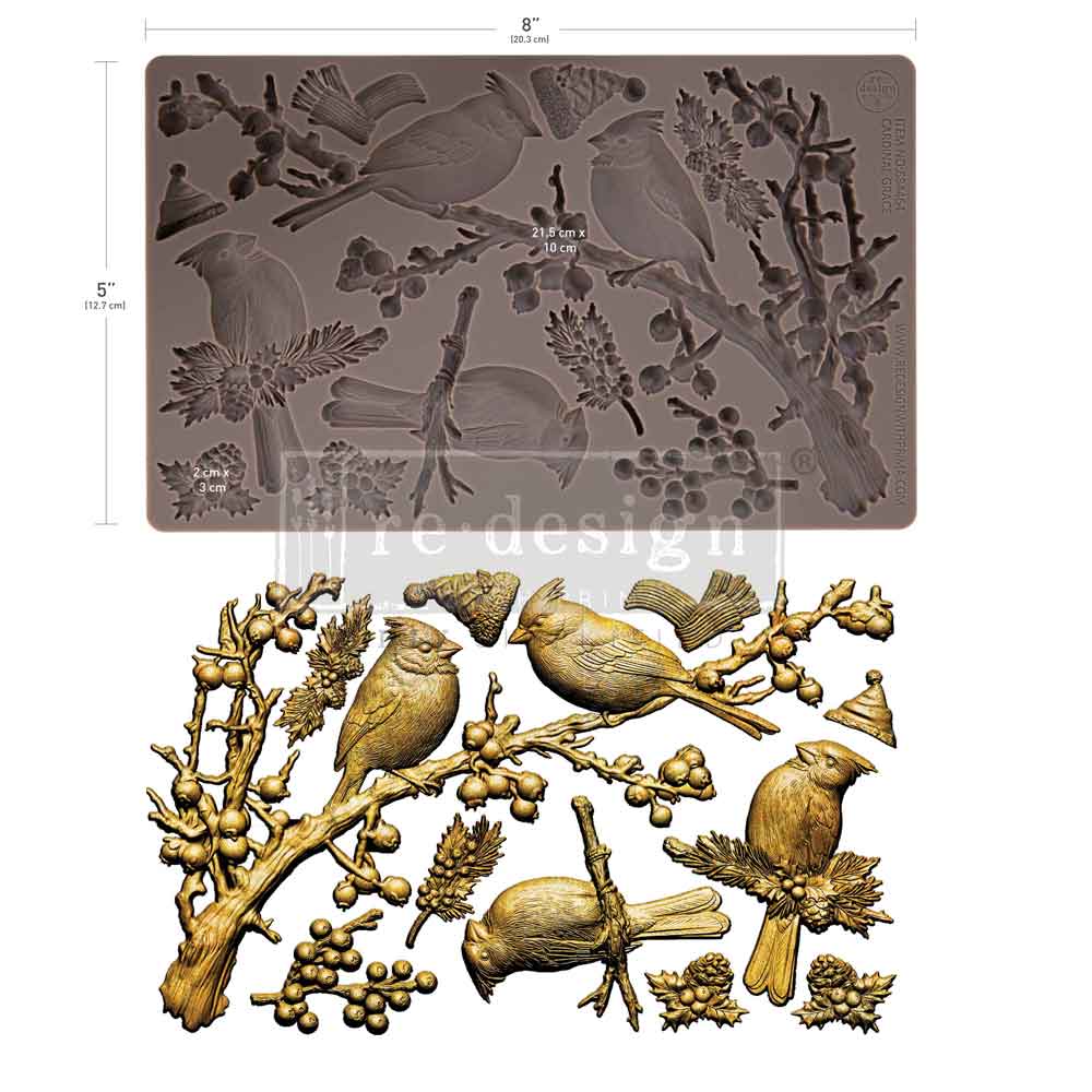 Redesign With Prima Marketing Cardinal Grace Decor Mould 684464