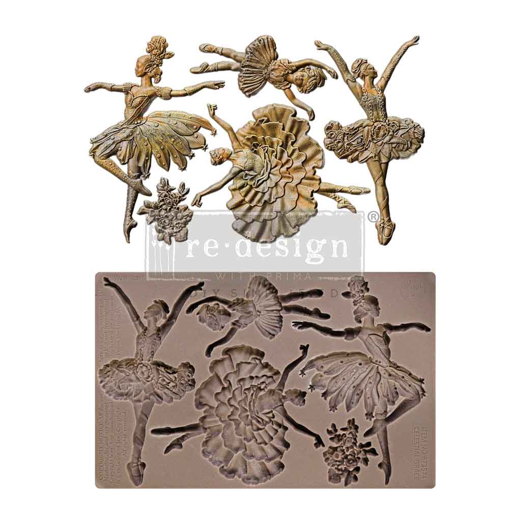 Redesign With Prima Marketing Celestial Grace Decor Mould 673574