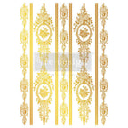 Redesign With Prima Marketing Chateau Filigree Gold Foil Decor Transfers 682965
