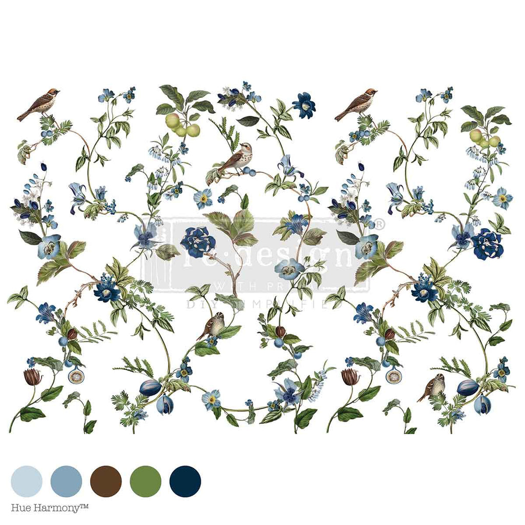 Redesign With Prima Marketing Chirping Charm Decor Transfers 681722