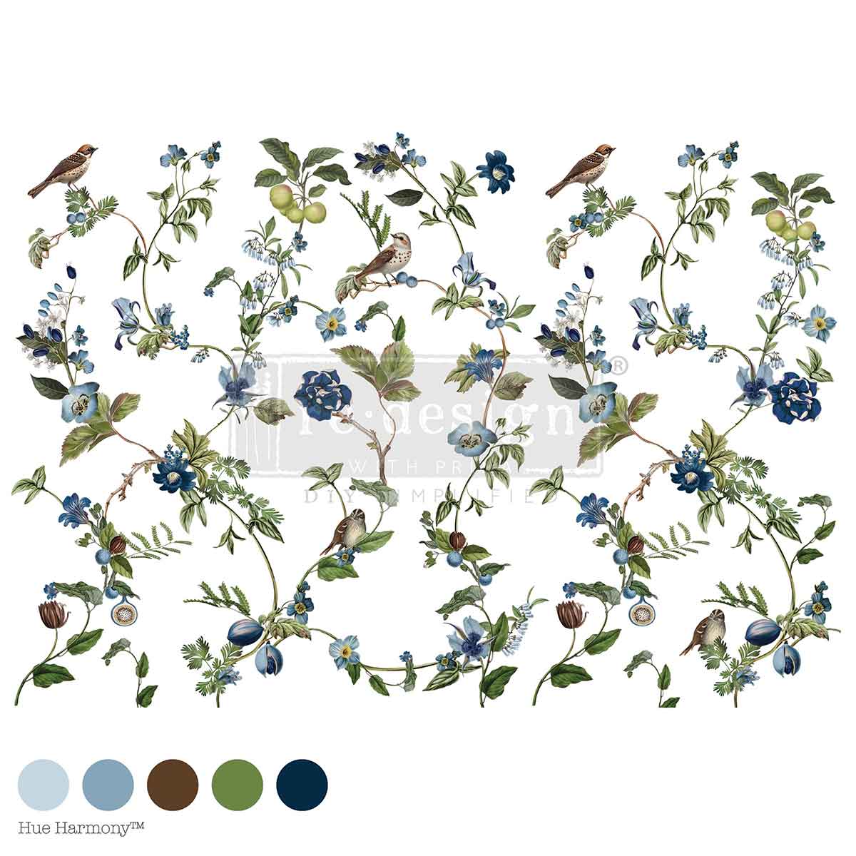 Redesign With Prima Marketing Chirping Charm Decor Transfers 681722