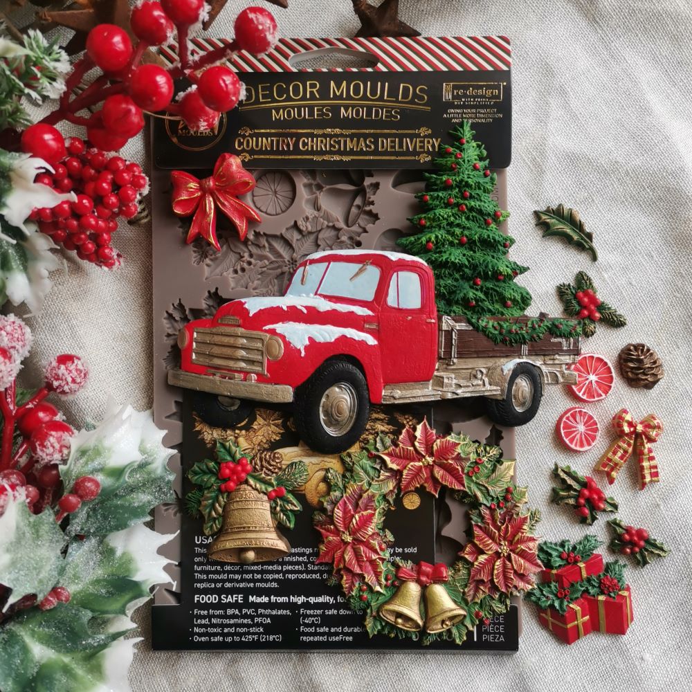 Redesign With Prima Marketing Country Christmas Decor Mould 684471 Lifestyle Image