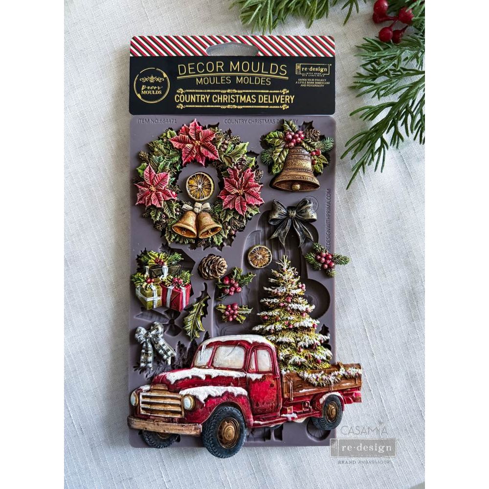 Redesign With Prima Marketing Country Christmas Decor Mould 684471 Product Image
