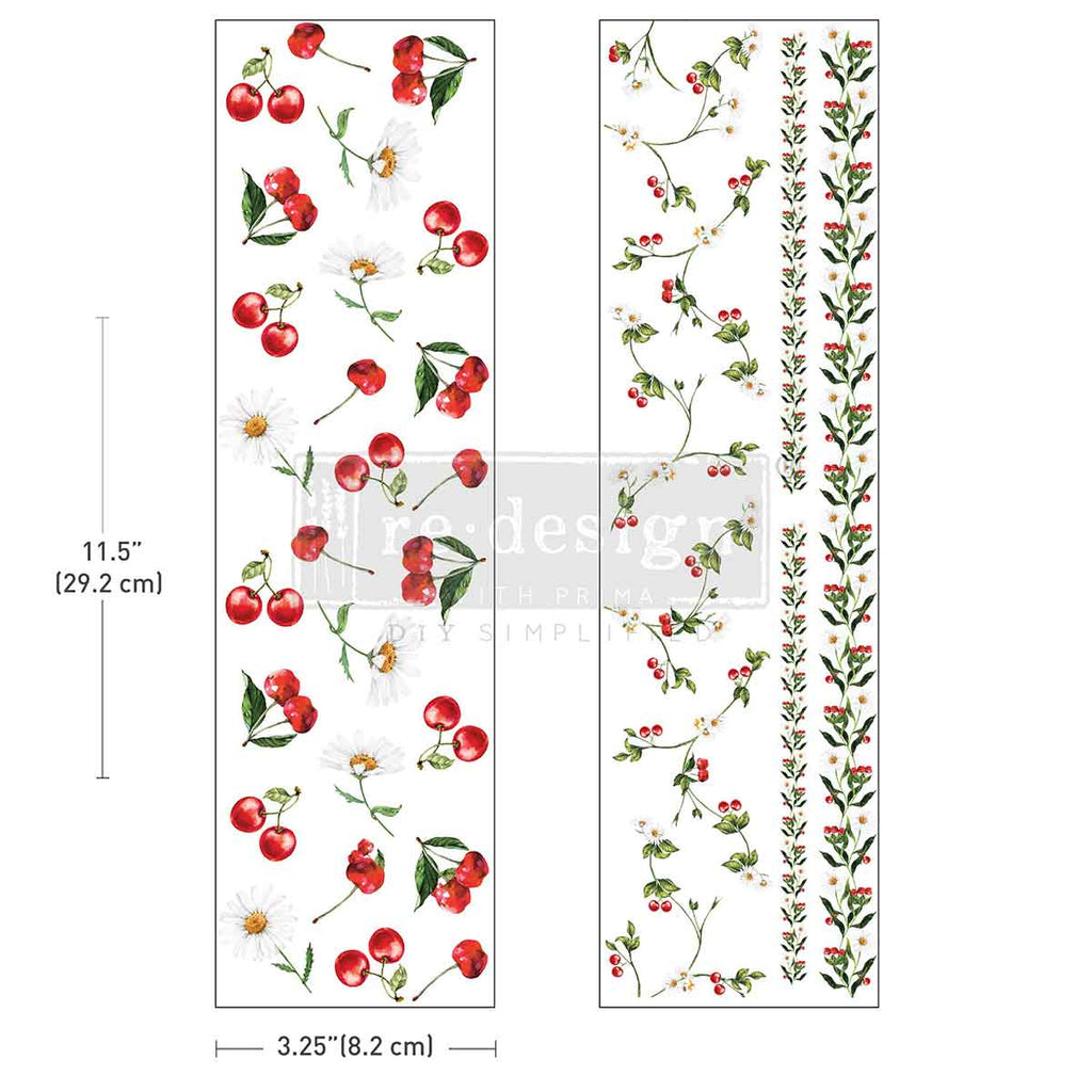 Redesign With Prima Marketing Daisy Cherry Delight Luxe Transfers 680435