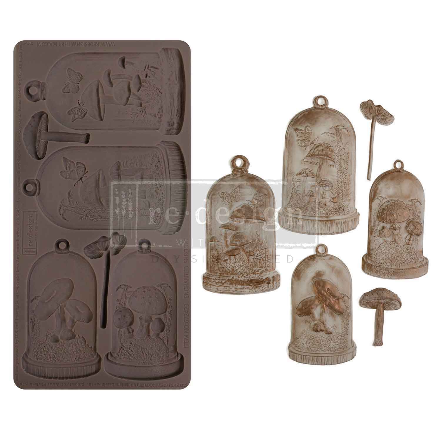 Redesign With Prima Marketing Enchanted Shroom Decor Mould 672423