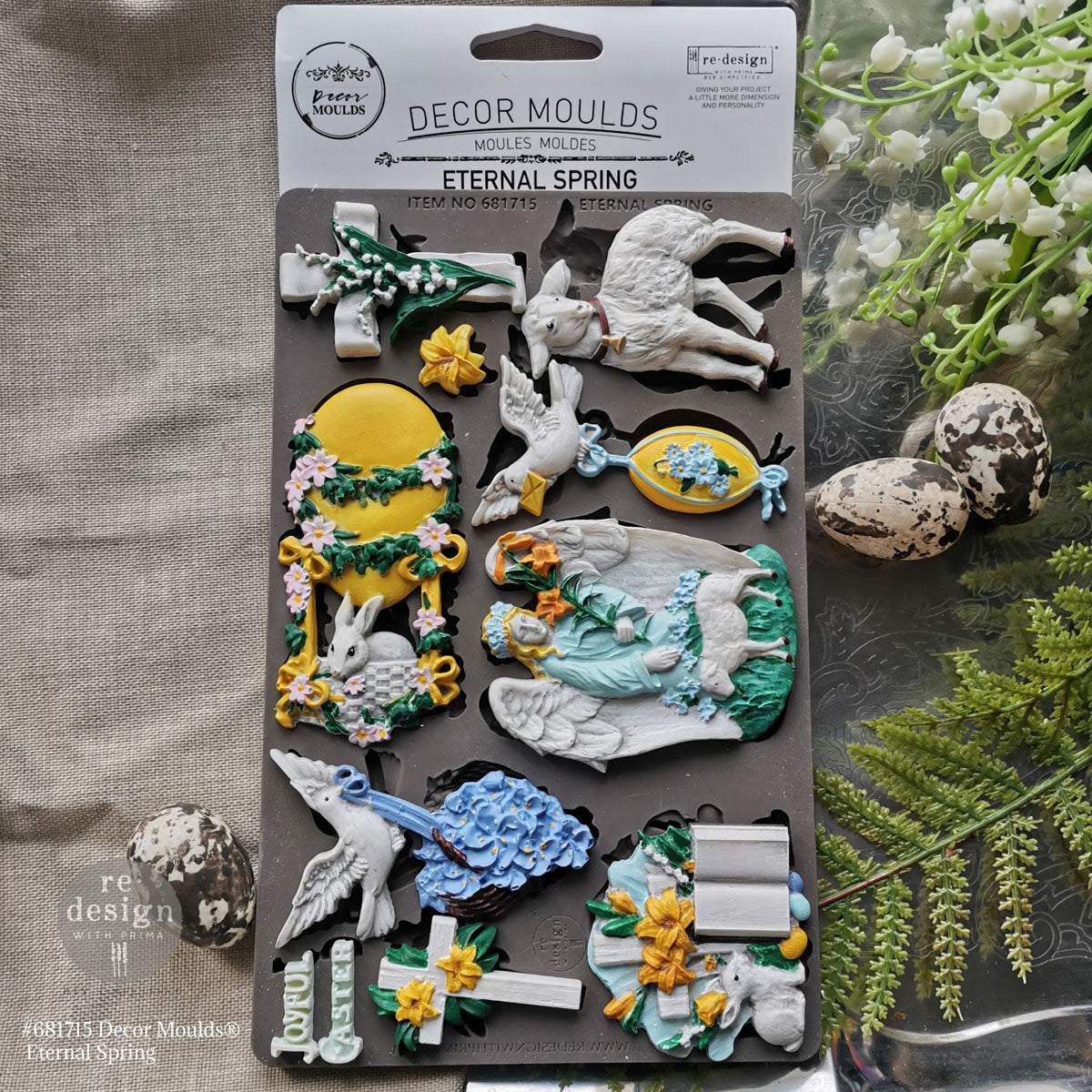 Redesign With Prima Marketing Eternal Spring Decor Mould 681715 Detailed Image
