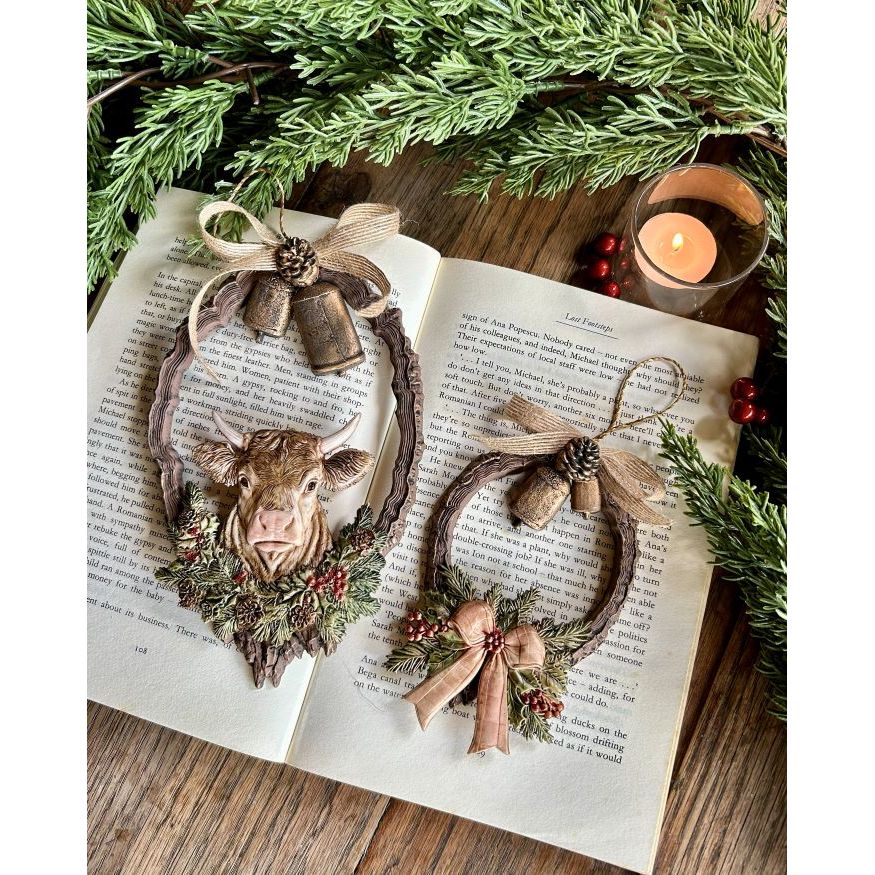 Redesign With Prima Marketing Evergreen And Embers Decor Mould 685935 Christmas Ornaments