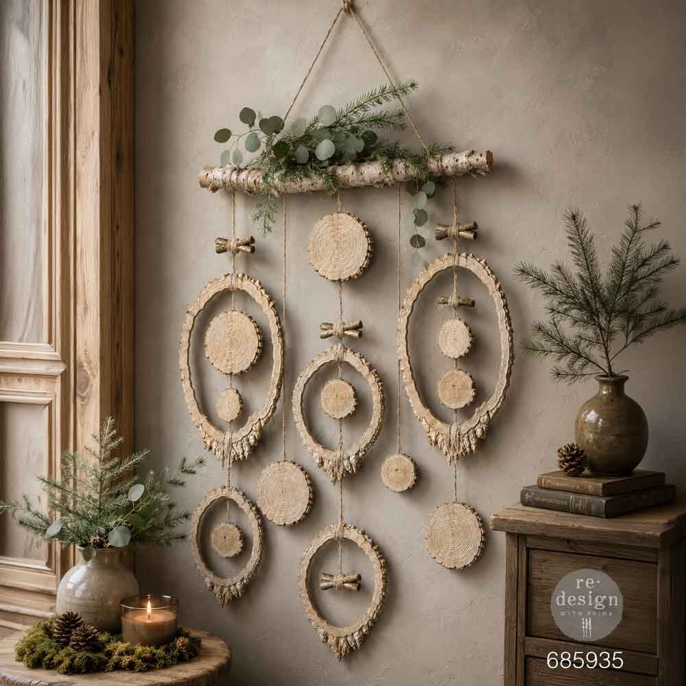 Redesign With Prima Marketing Evergreen And Embers Decor Mould 685935 Woodland Wall Hanging