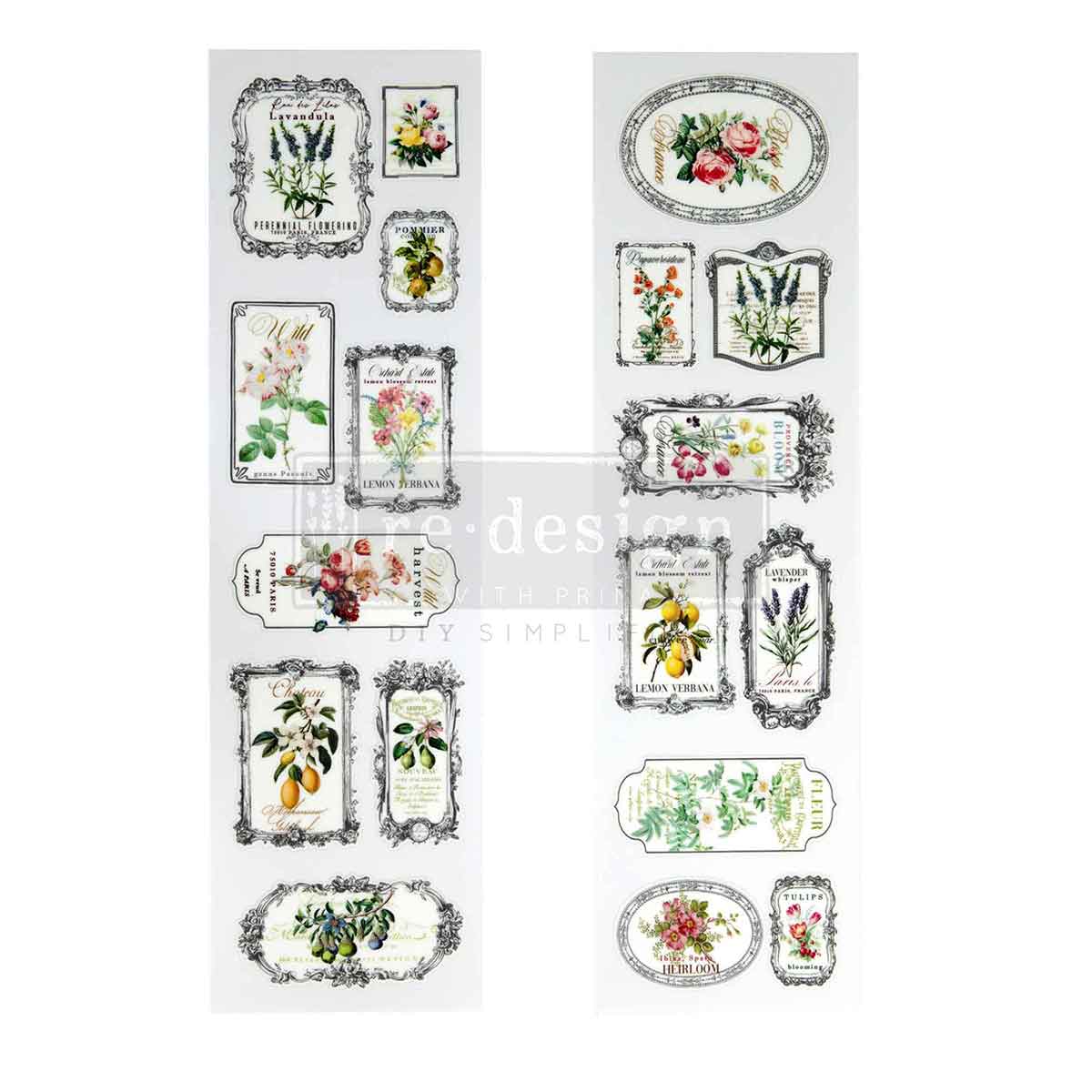 Redesign With Prima Marketing Fleur De Frame Middy Transfers 681890 Detailed Image